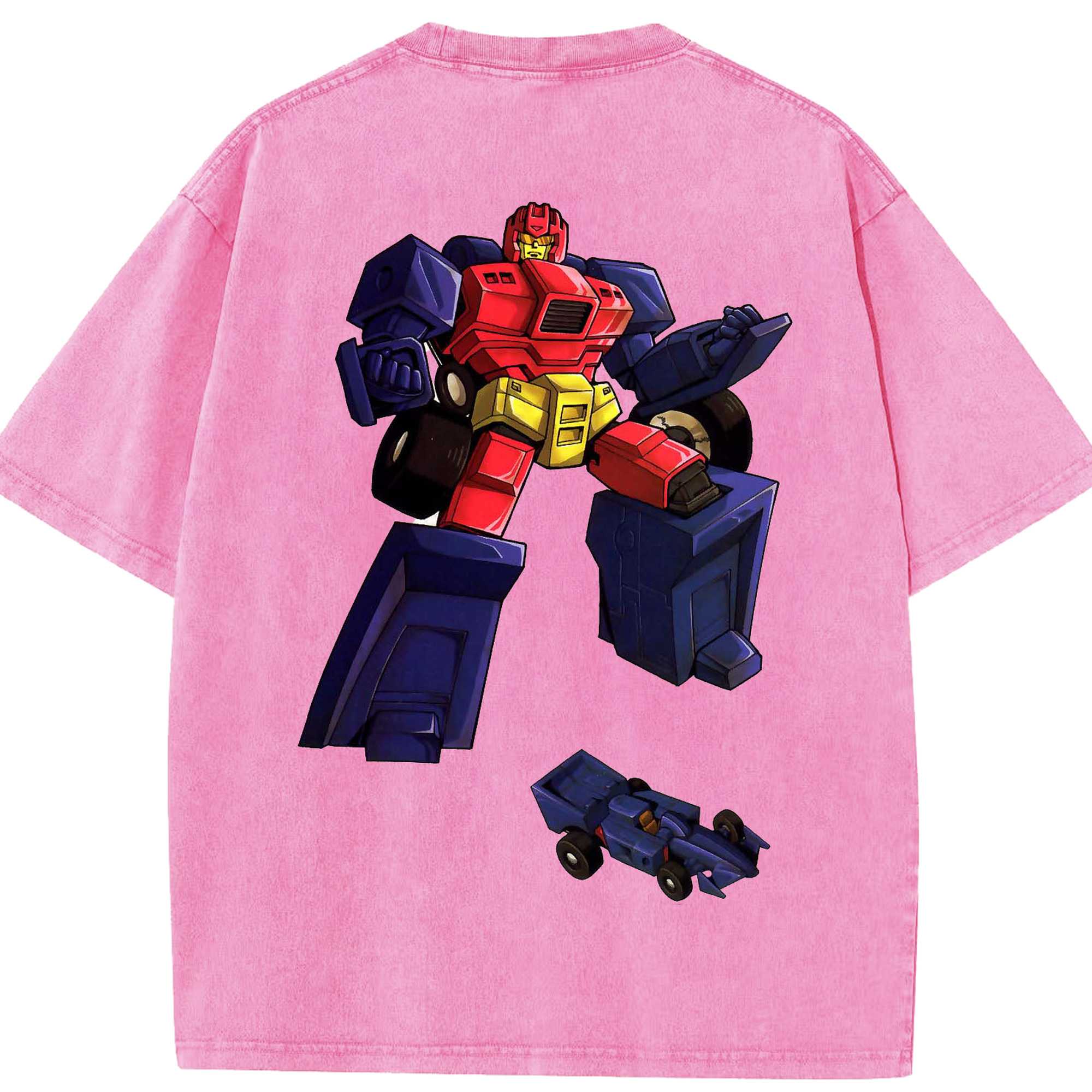 （画像用）  綿100% ヴィンテージ風 半袖Tシャツ（背面プリント）